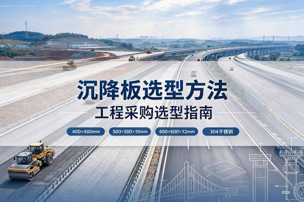 黎城沉降板选择方法