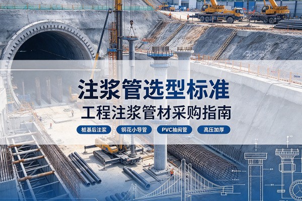 黎城注浆管选型标准