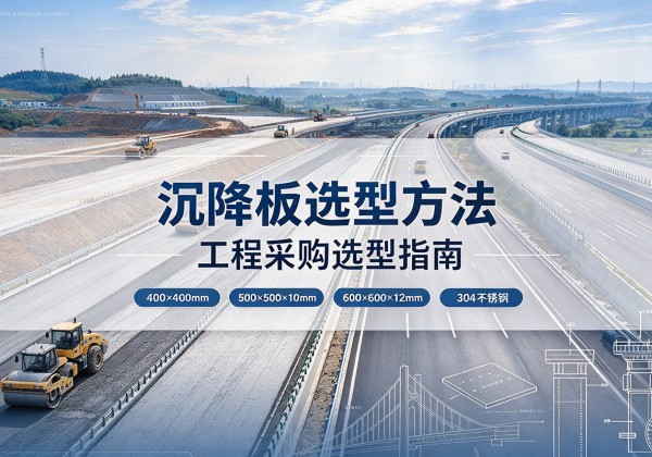 黎城沉降板选择方法